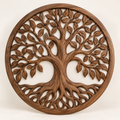 Tree of Life Carved Wood Wall Art — concept image
