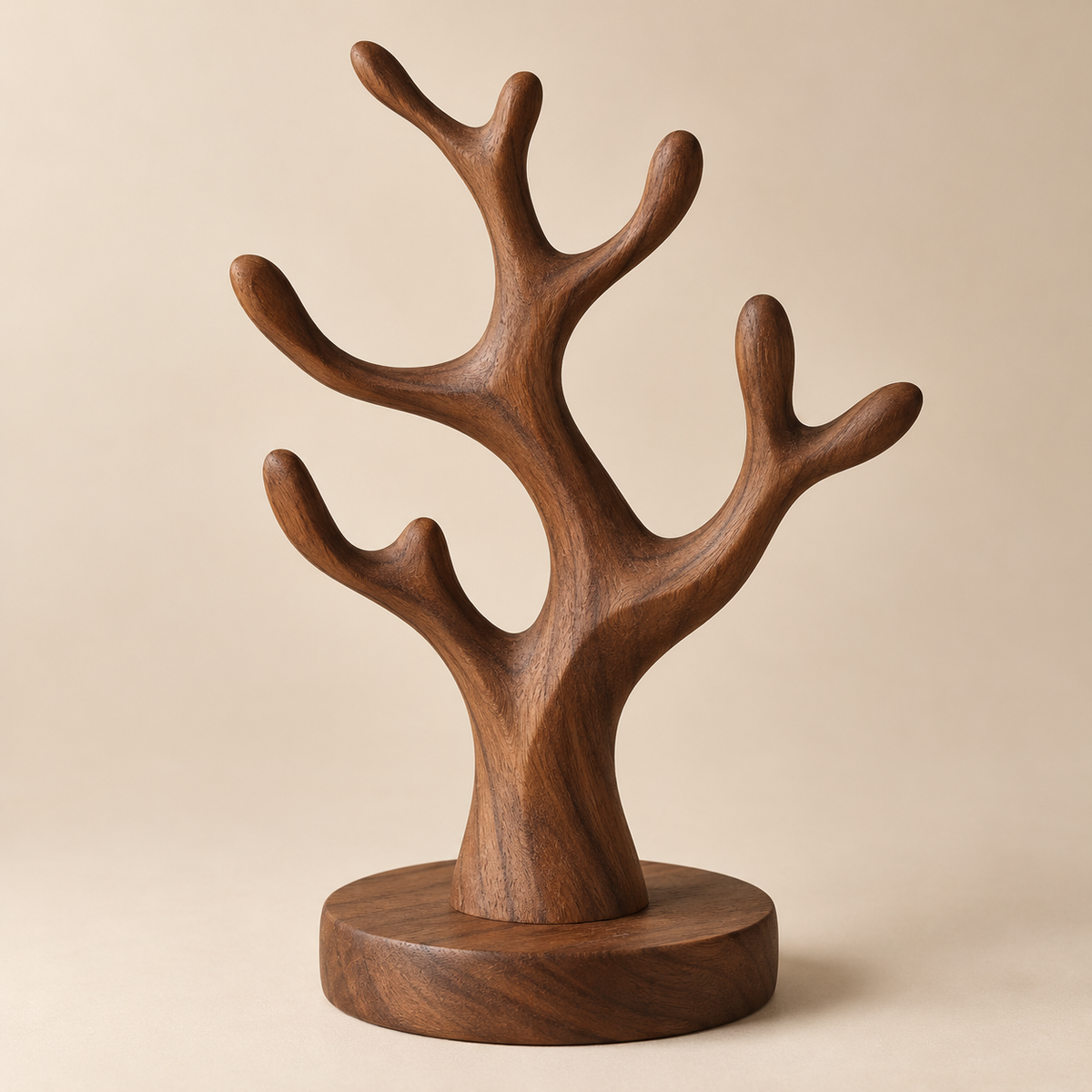 Sculpted Branch Wood Tabletop Accent — concept image